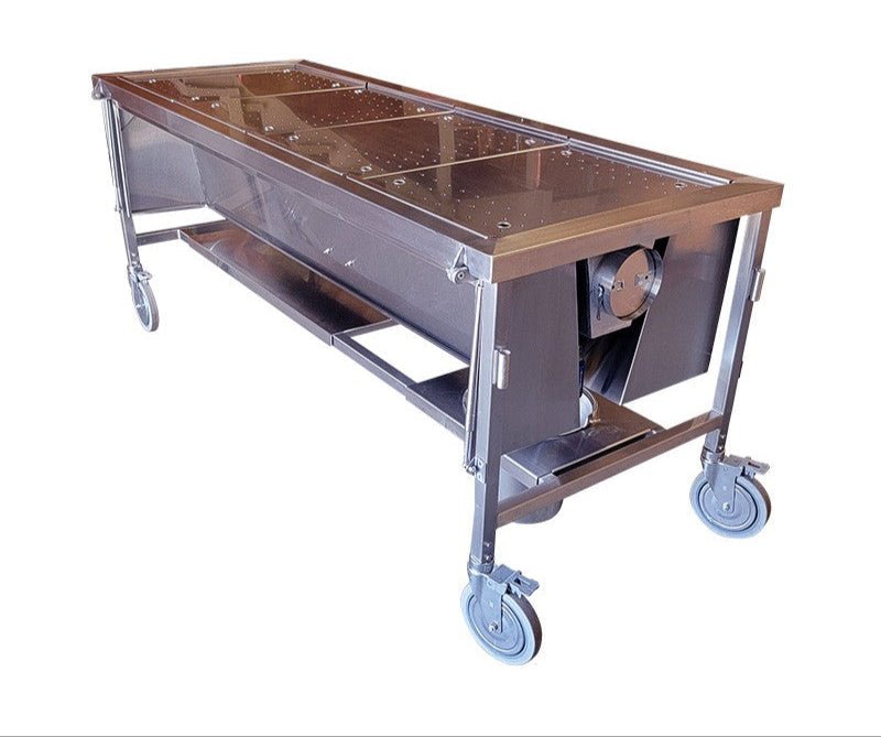 Stainless Steel Vented Autopsy Dissection Table — Hospital Morgue & Pathology Lab | Downdraft Fume Control | Model 1035-06DT-V