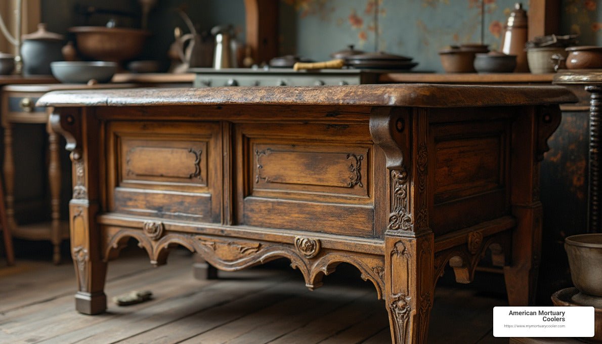 Exploring the Function and Design of Antique Cooling Tables - American Mortuary Coolers & Equipments