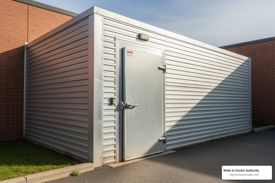 Exterior Cooler Comparison 101 - American Mortuary Coolers & Equipments