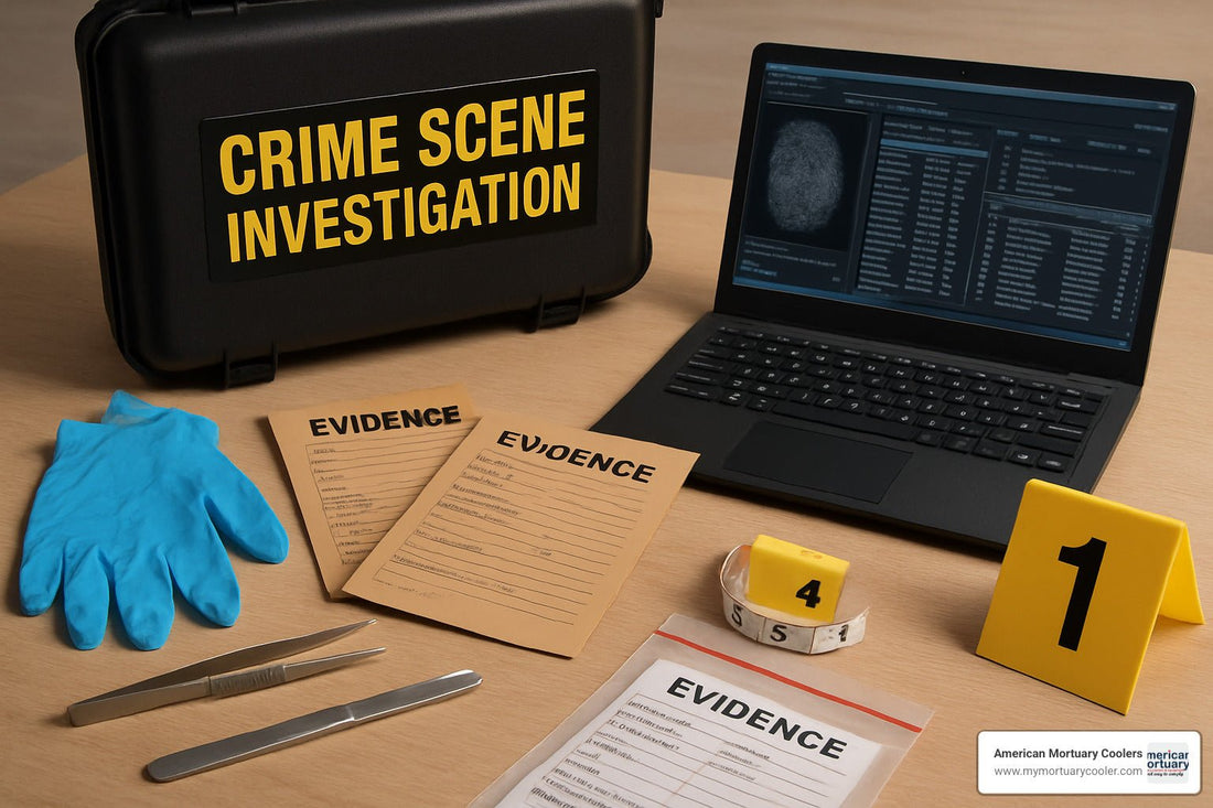 From Crime Scene to Lab: Top Forensics Tools Explained - American Mortuary Coolers & Equipments