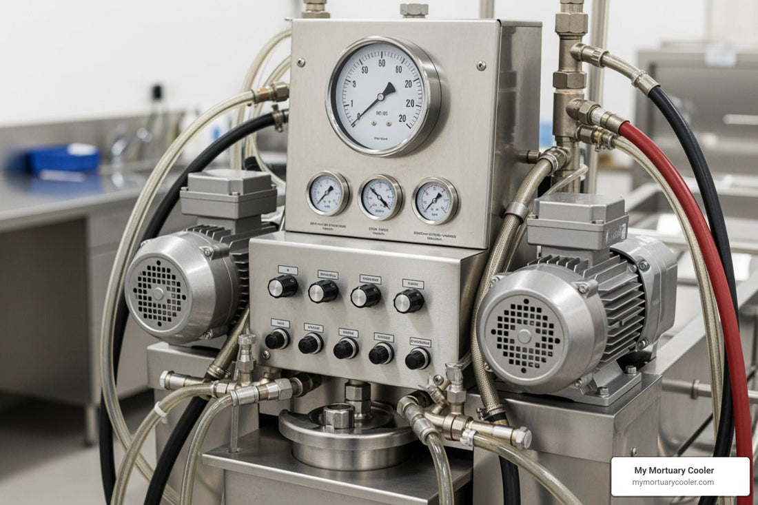 Know Your Gear: Dissecting the Embalming Machine - American Mortuary Coolers & Equipments