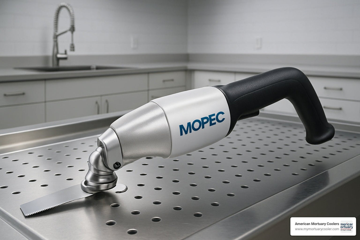 Mopec Oscillating Saw Unboxed and Reviewed - American Mortuary Coolers & Equipments