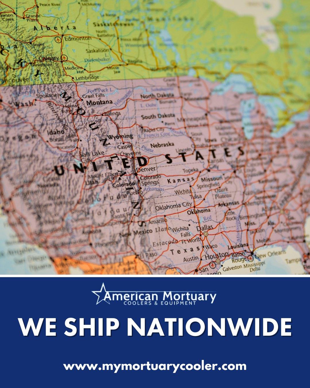 Nationwide Shipping on Mortuary Coolers: Delivering Quality and Convenience Across America - American Mortuary Coolers & Equipments