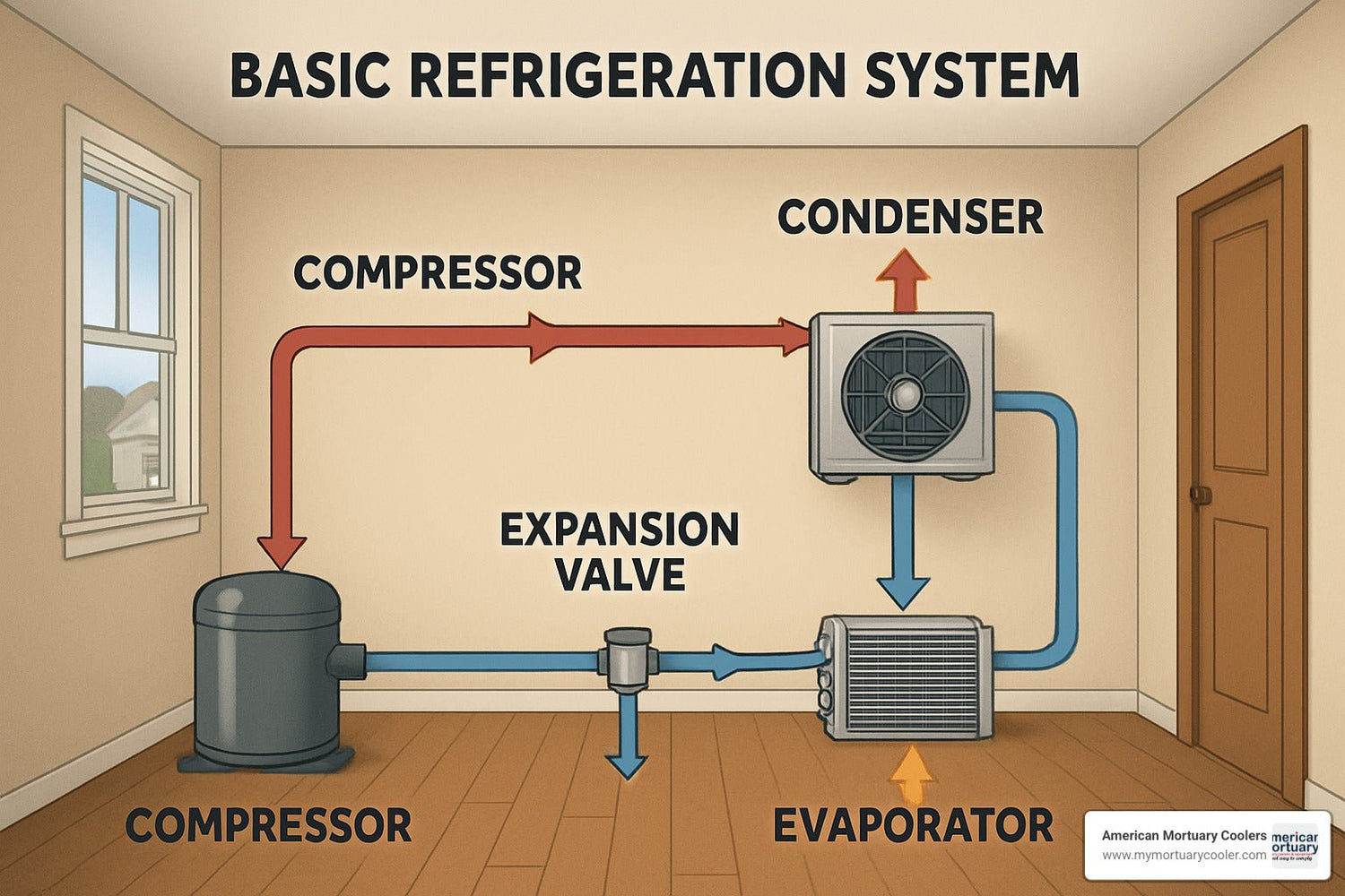 Refrigeration System 101: Understanding the Basics - American Mortuary Coolers & Equipments