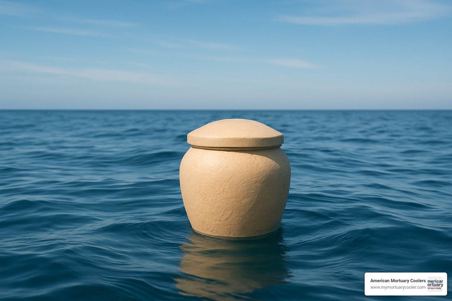 The Complete Guide to Biodegradable Urns for Scattering Ashes at Sea - American Mortuary Coolers & Equipments