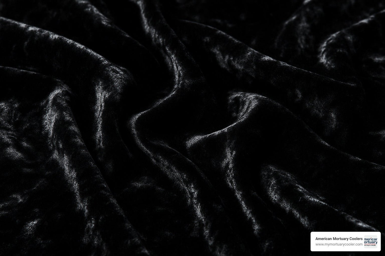 The Complete Guide to Black Crushed Velvet - American Mortuary Coolers & Equipments