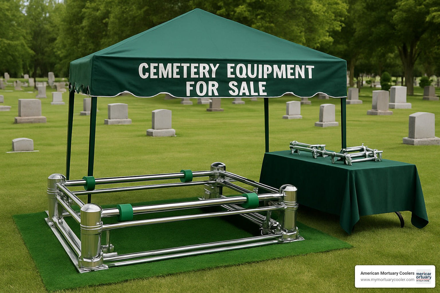 The Complete Guide to Cemetery Equipment for Sale - American Mortuary Coolers & Equipments