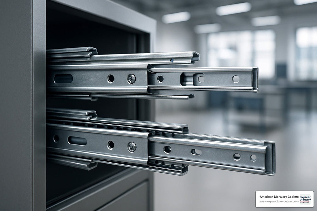 The Definitive Guide to Choosing the Right Telescoping Slides - American Mortuary Coolers & Equipments