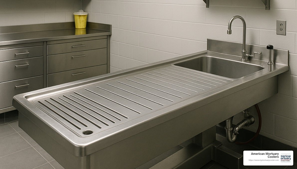 The Ultimate Embalming Table Roundup for Funeral Professionals - American Mortuary Coolers & Equipments