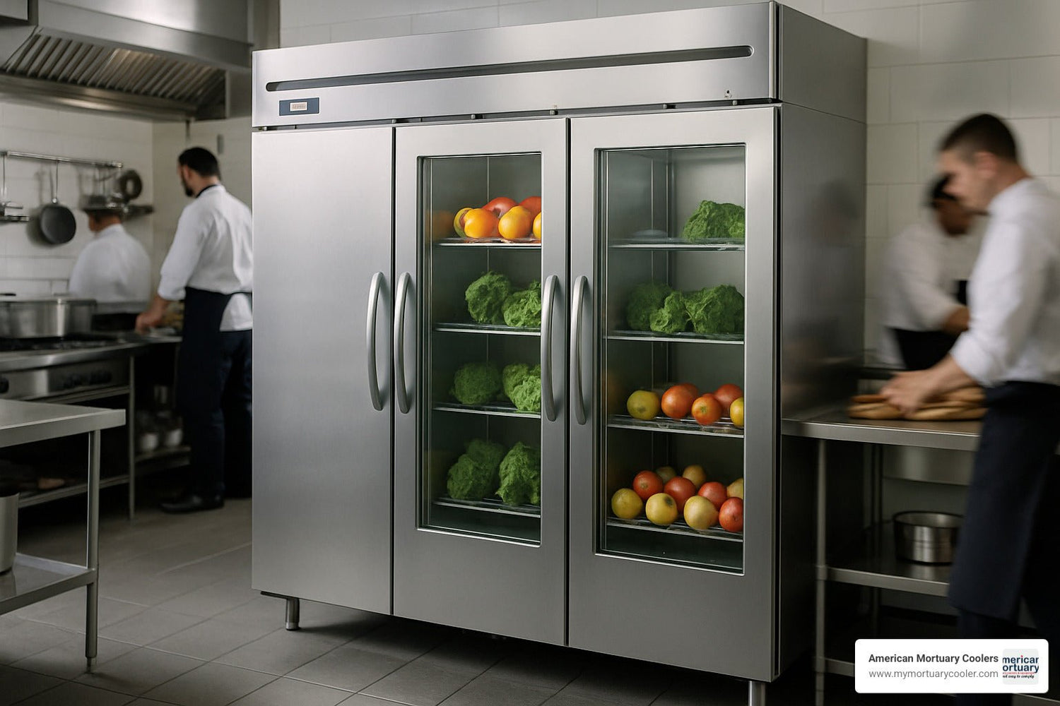 The Ultimate Guide to 3 Door Commercial Refrigerators - American Mortuary Coolers & Equipments