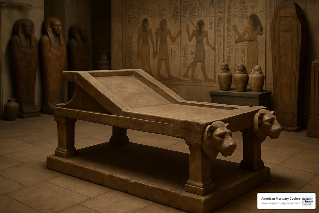 The Ultimate Guide to Ancient Egyptian Embalming Tables - American Mortuary Coolers & Equipments