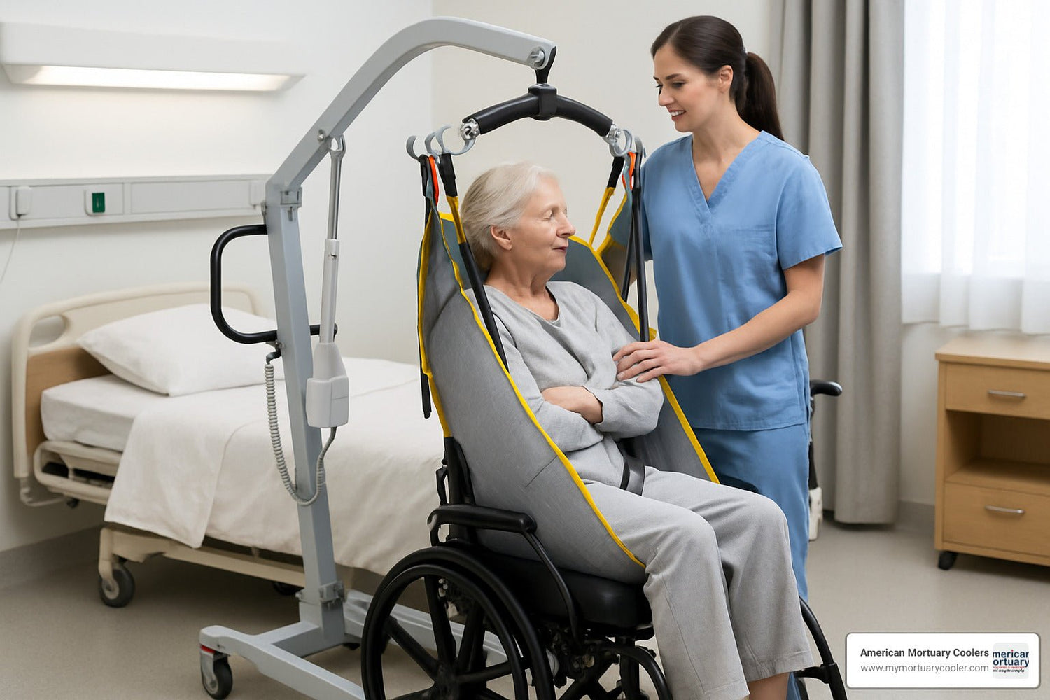The Ultimate Guide to Choosing the Best Patient Lift Sling - American Mortuary Coolers & Equipments