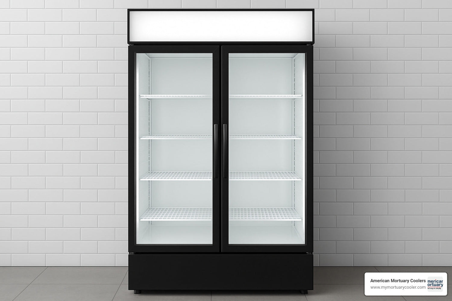 Ultimate Checklist for Choosing the Best 2 Door Glass Fridge - American Mortuary Coolers & Equipments