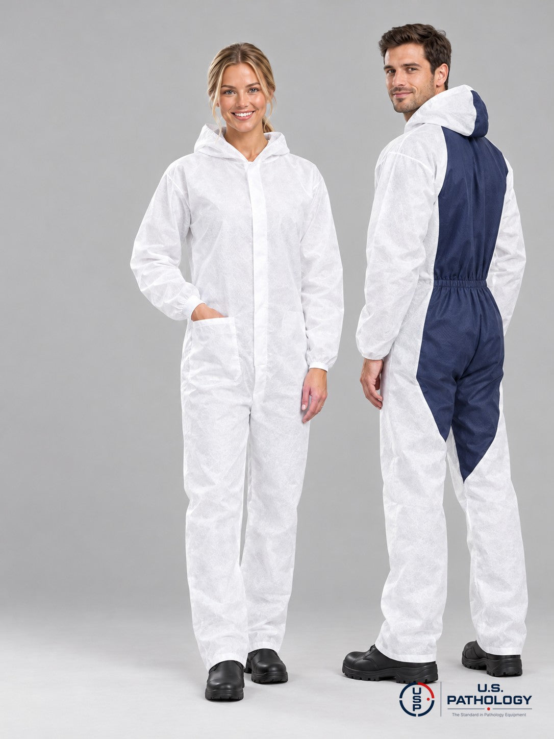 SMS disposable coverall and microporous cool-back coverall