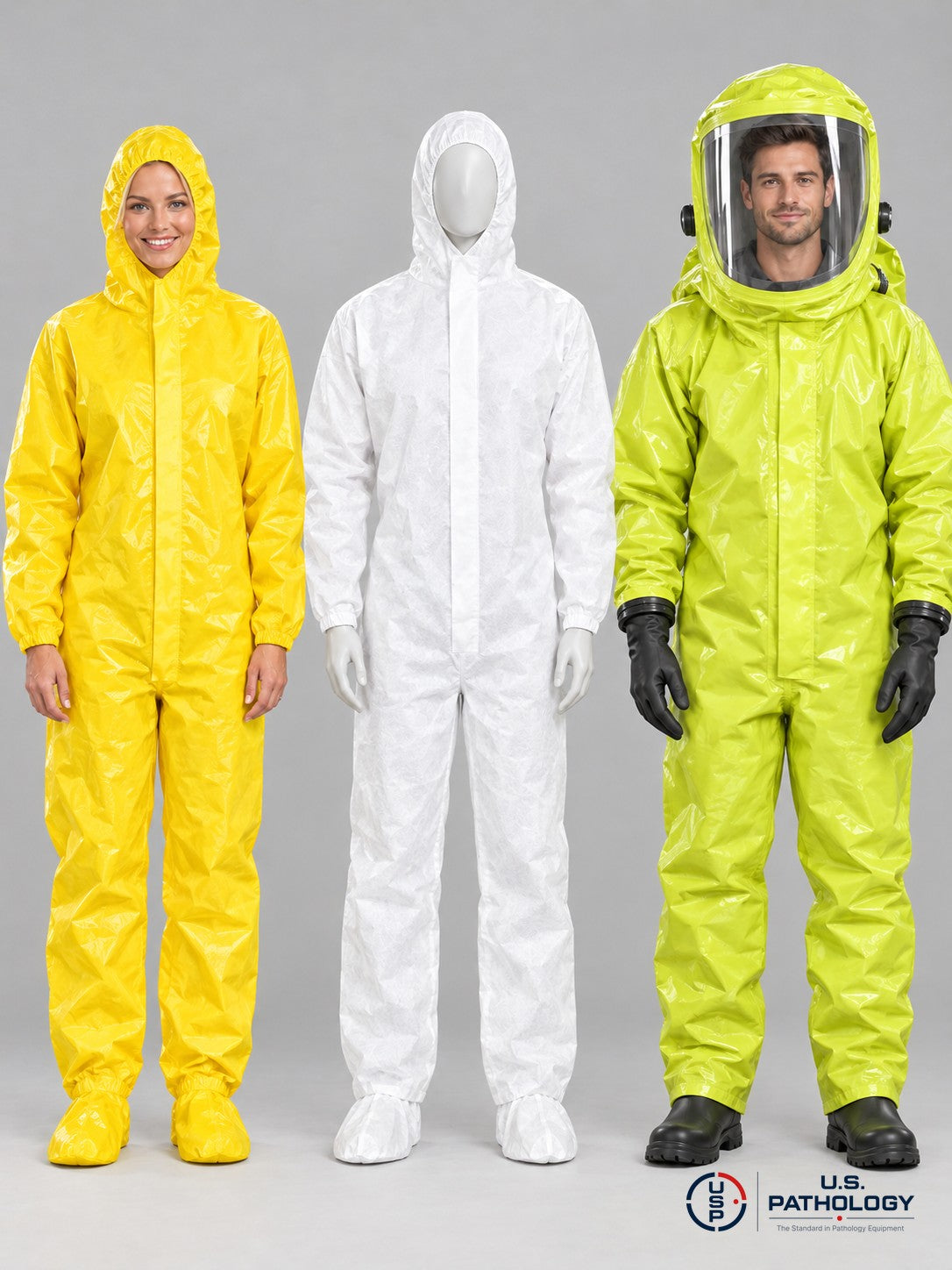 Tychem 2000, Tychem 4000 and Tychem 10000 Level A suits compared