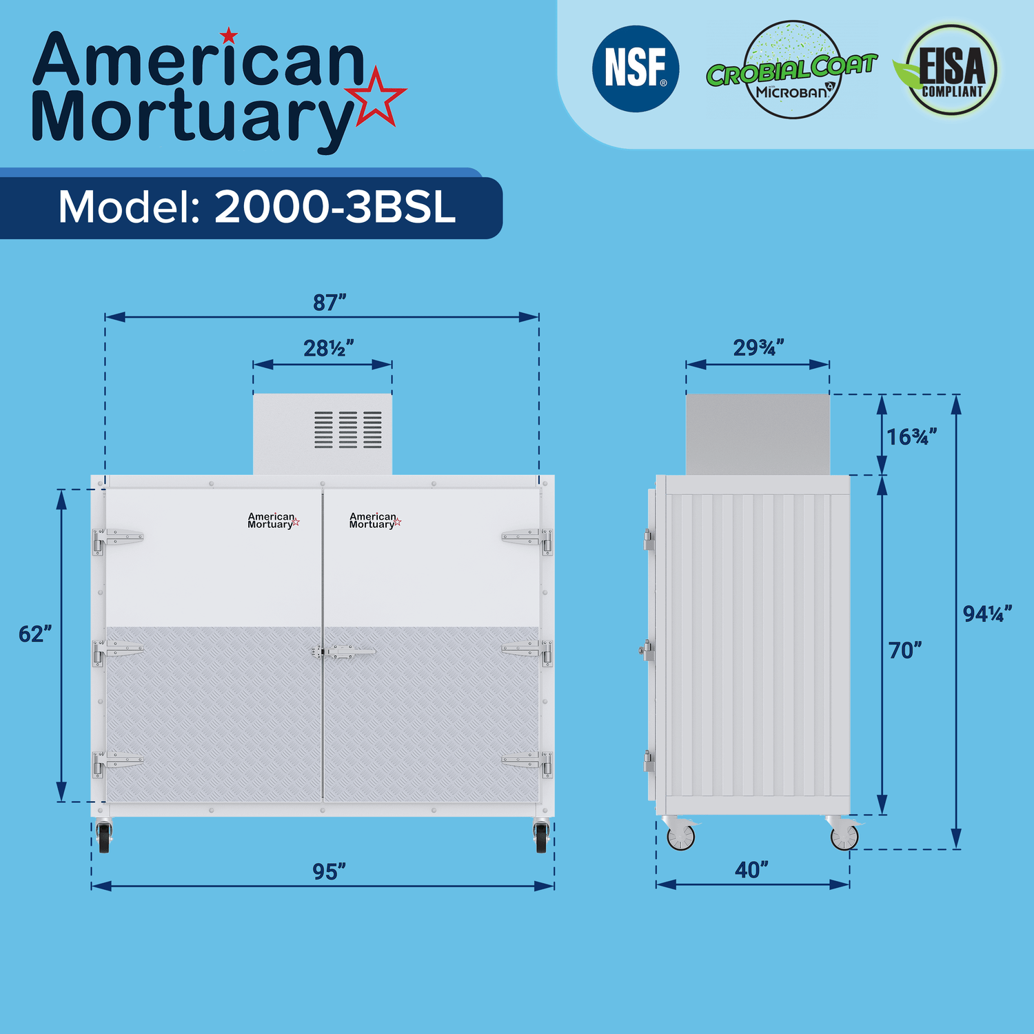 Walk In Cooler: Reliable Refrigeration for Businesses, Hospitals, and Funeral Homes - American Mortuary Coolers & Equipments