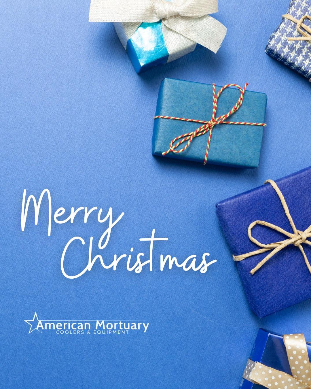 Wishing you a Merry Christmas from American Mortuary Coolers! - American Mortuary Coolers & Equipments