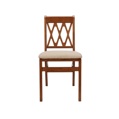 Stakmore Lattice Back Wood Folding Chair - view 3