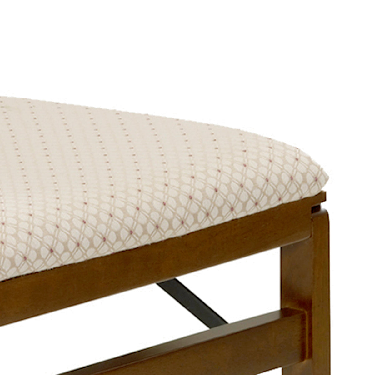 Stakmore Contemporary Upholstered Back Wood Folding Chair - view 3