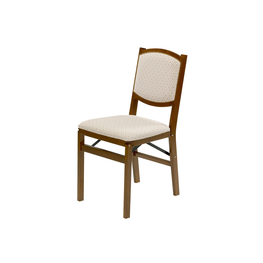 Stakmore Contemporary Upholstered Back Wood Folding Chair