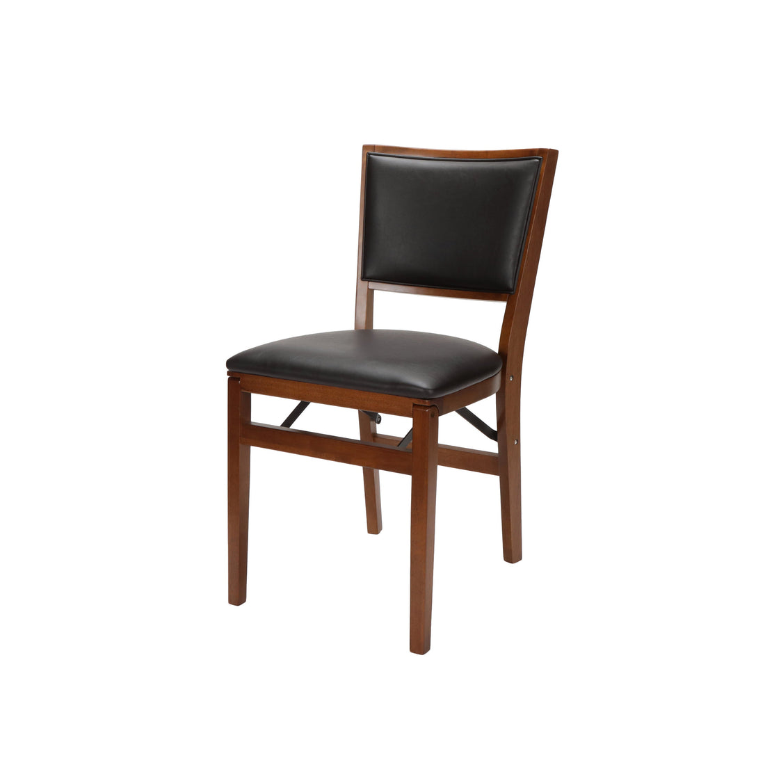 Stakmore Retro Upholstered Back Wood Folding Chair