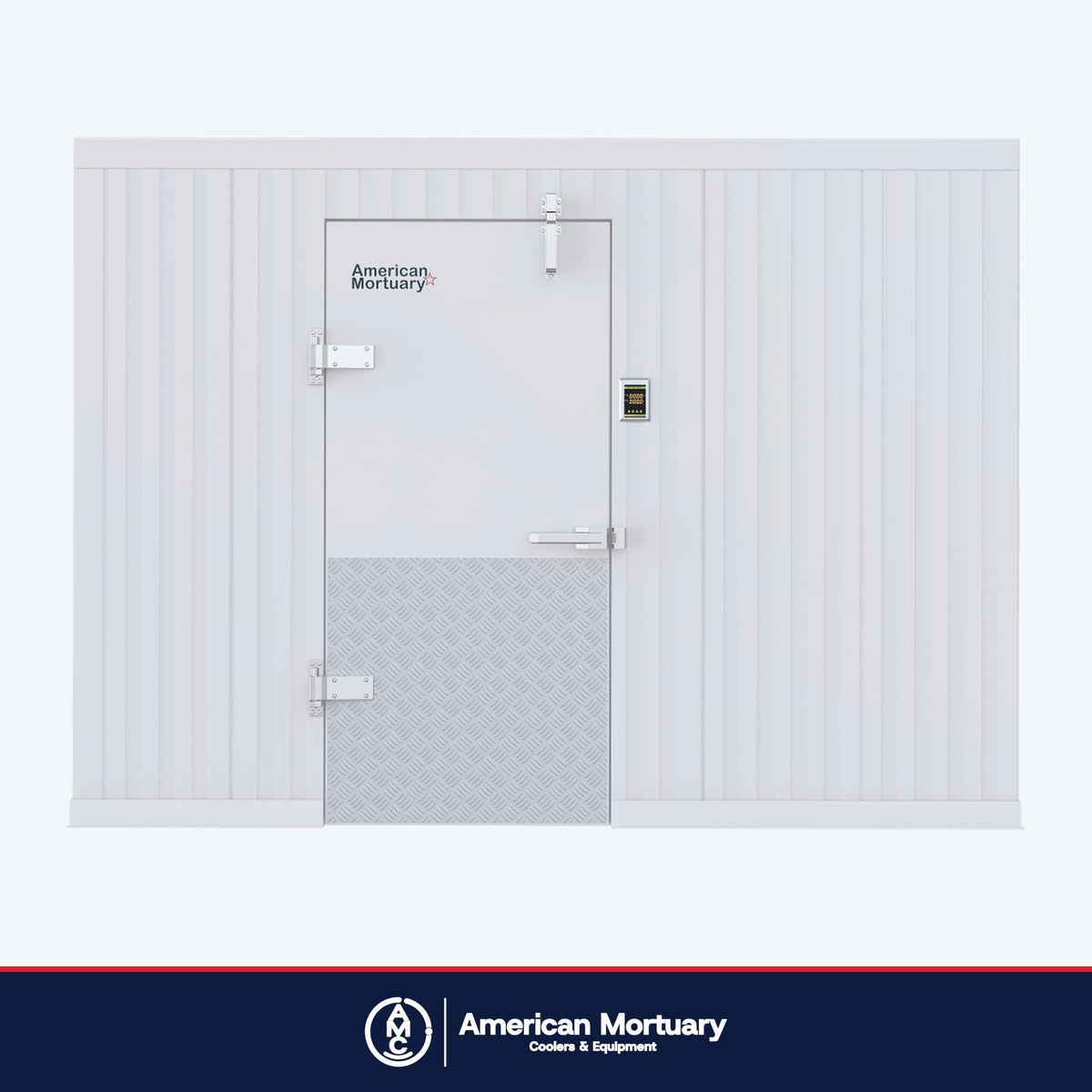 10×10 walk-in mortuary cooler by American Mortuary Coolers