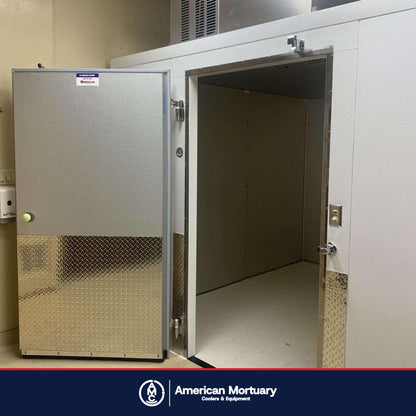 AMC walk-in mortuary cooler installation photo
