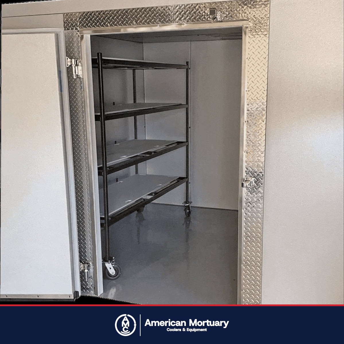 AMC walk-in mortuary cooler installation photo