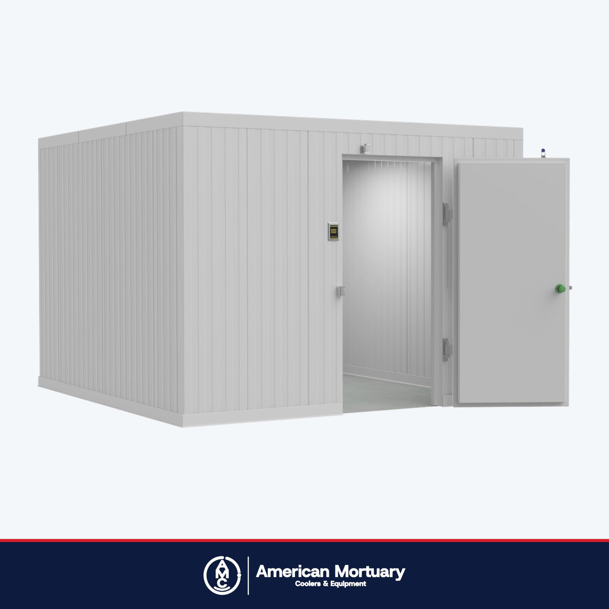 10×10 walk-in mortuary cooler, view 2