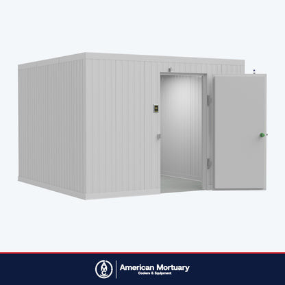 10×10 walk-in mortuary cooler, view 2