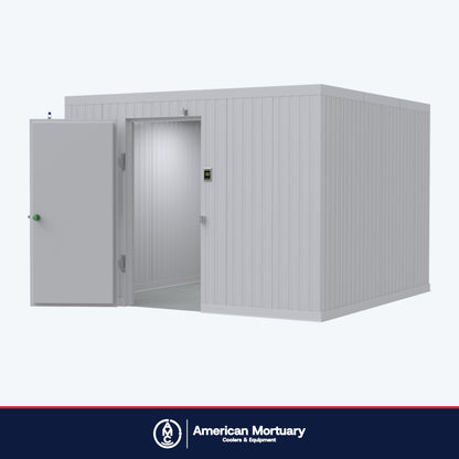10×10 walk-in mortuary cooler, view 4