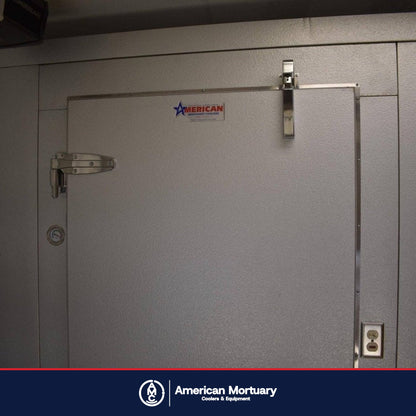 AMC walk-in mortuary cooler installation photo
