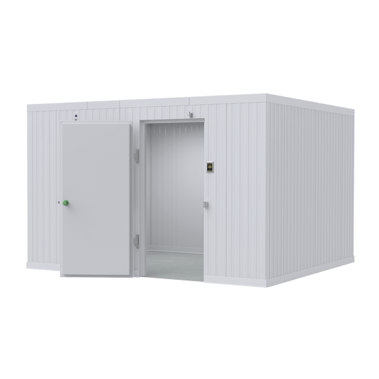 10x12 walk-in mortuary cooler exterior USA-made American Mortuary Equipment Johnson City TN