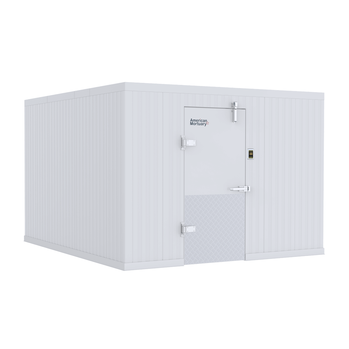 10x12 walk-in morgue cooler, Tennessee-made funeral home and county morgue walk-in refrigeration