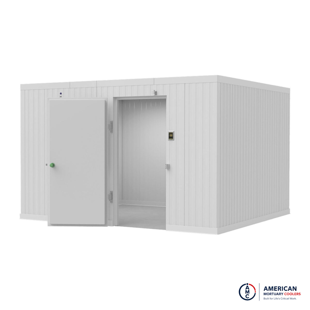 10×12 walk-in mortuary cooler by American Mortuary Coolers