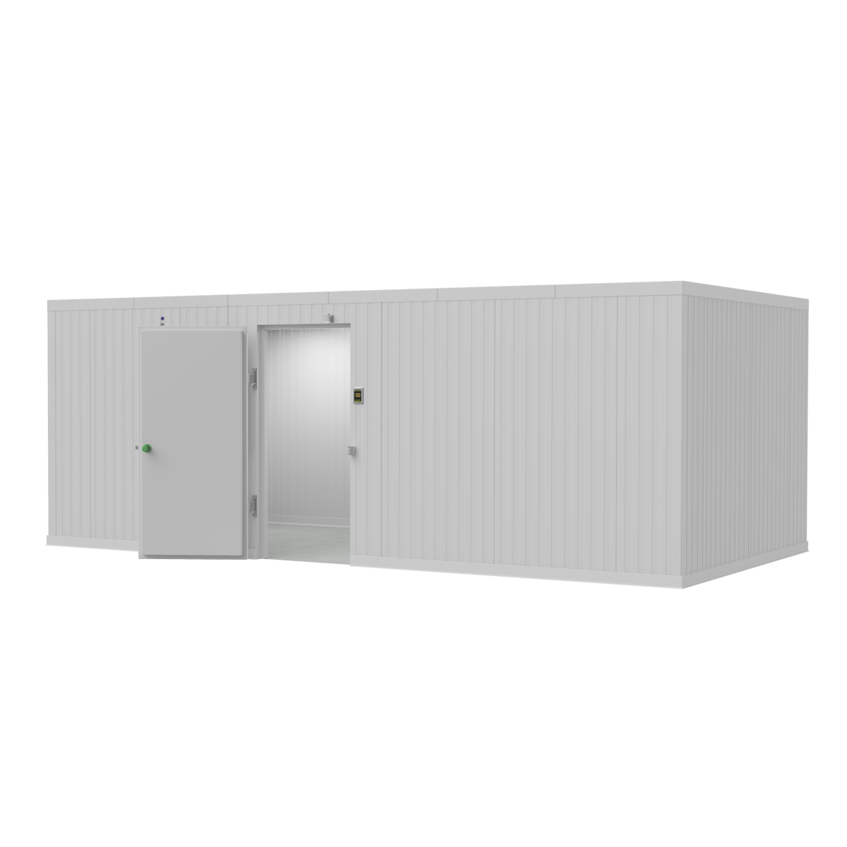 10x20 walk-in mortuary cooler interior stainless steel high-capacity body storage funeral home morgue