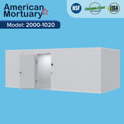10x25 Walk - In Mortuary Freezer System – Model 2001 - 1025F - American Mortuary Coolers & Equipments