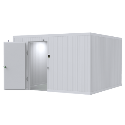 High-capacity 12x20 walk-in mortuary cooler for cadaver cold storage — American Mortuary Coolers (closest-size image shown)