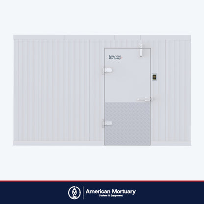 12×14 walk-in mortuary freezer, view 2 (representative image)