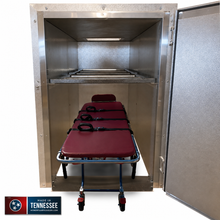 2 Body Extra Wide Mortuary Cooler | Bariatric Cadaver Refrigeration | Oversized Morgue Cooler | Roll-In Funeral Home Bariatric Refrigeration