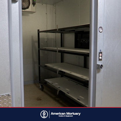 AMC walk-in mortuary cooler installation photo