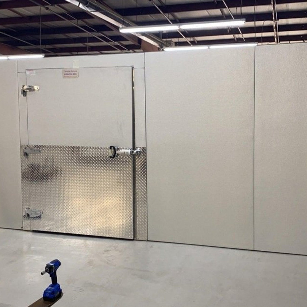 AMC walk-in mortuary cooler installation photo