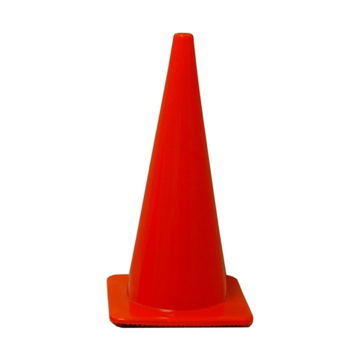 28-inch polyvinyl traffic cone, Blank