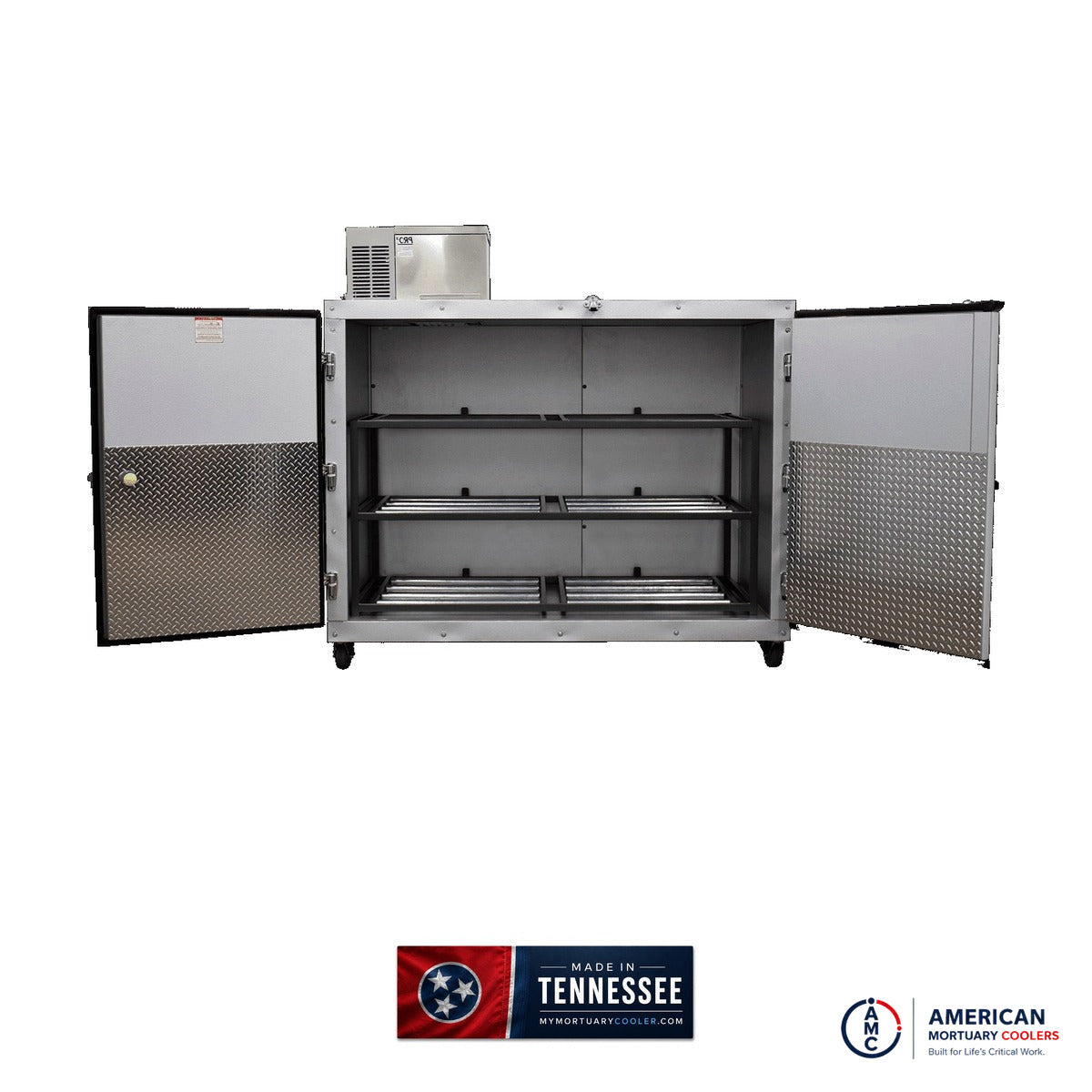 3-Body Side-Load Morgue Cooler