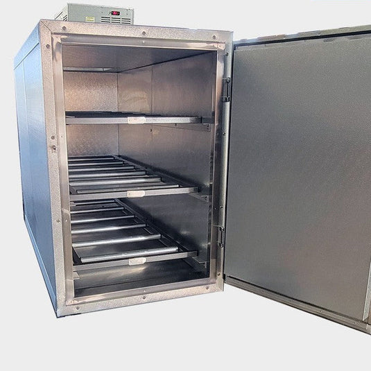 3 body extra wide self-contained bariatric mortuary cooler Model 3BX by American Mortuary Coolers