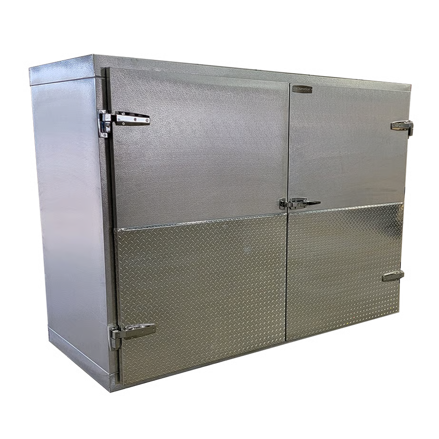 3 Body Side-Load Upright Mortuary Cooler – Extra Wide