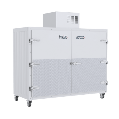 3 Body Side Load Upright Mortuary Coolers and Cooling Systems