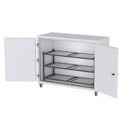 3 Body Side Load Upright Mortuary Coolers and Cooling Systems