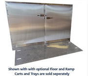 “4 Body Mortuary Cooler – 2 Door stainless steel unit – www.mymortuarycooler.com”