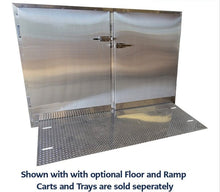 “4 Body Mortuary Cooler – 2 Door stainless steel unit – www.mymortuarycooler.com”